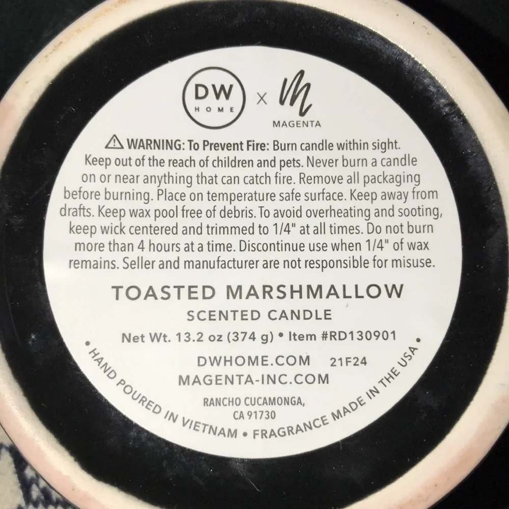 HOLD👻👻👻Rae Dunn BOO Candle - Picture 3 of 3
